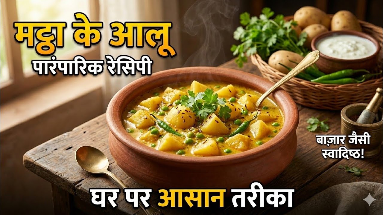 Mattha Ke Aloo Recipe | दही मठा वाले आलू की सब्जी | Easy & Tasty Aloo Sabji | Dahi Aloo Curry