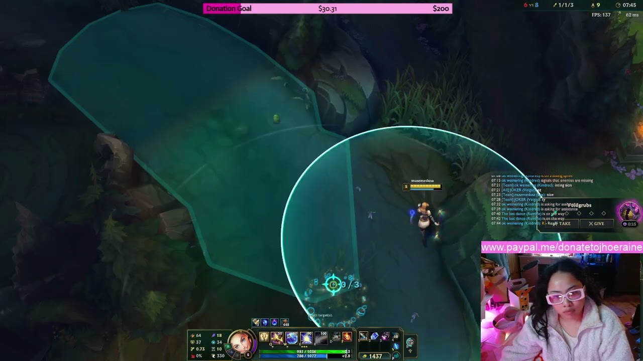 01/18/2026 - Lux Support - 7/5/27 | 56.7% KP - Solo Ranked - musemedusa#na1 - P3/5 +45LP Silver 4