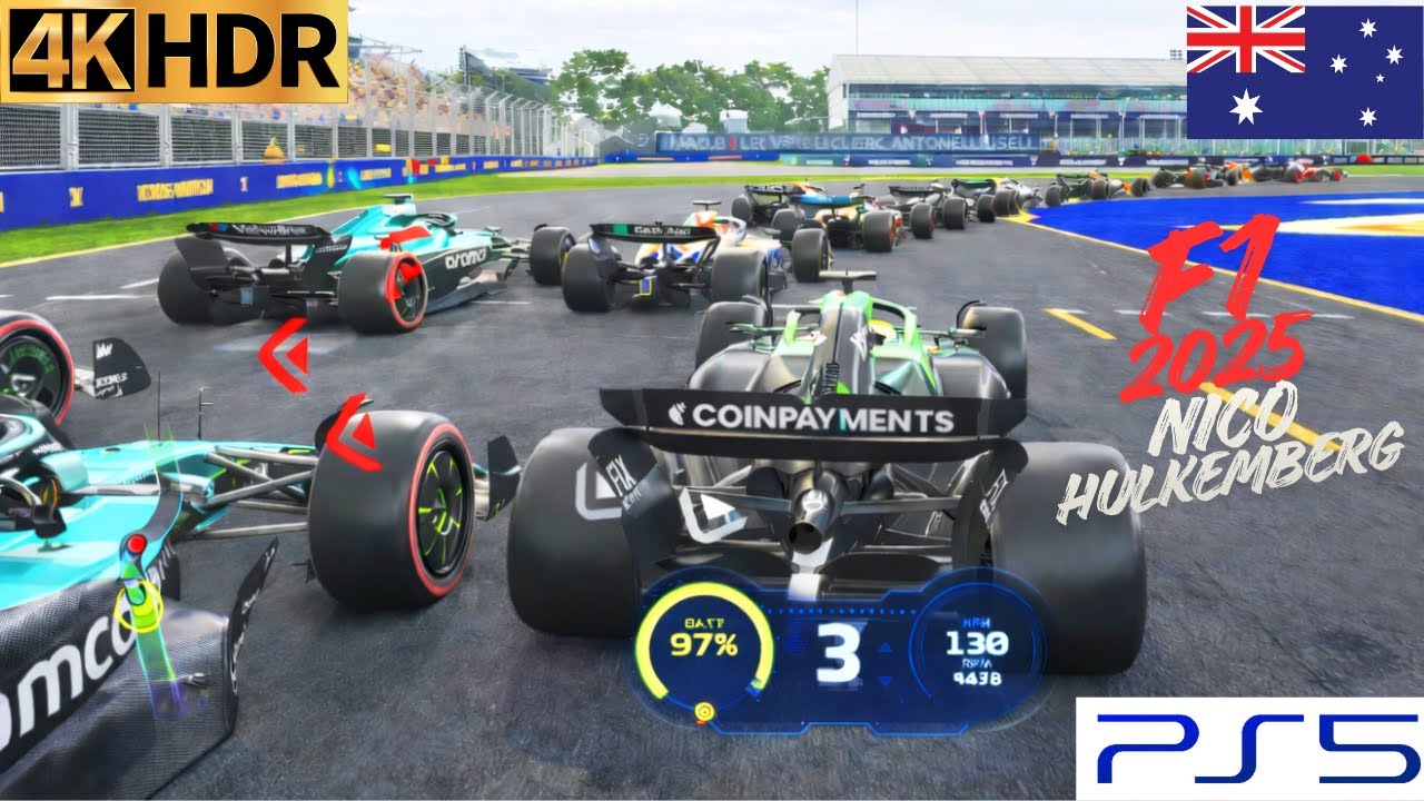F1 25 | Nico Hulkemberg Australia Victory | Ultra Realistic | 4K 60