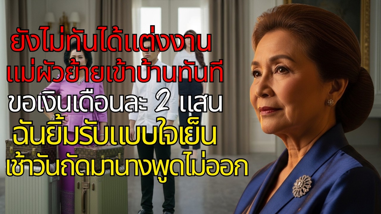 ยังไม่ทันแต่ง! แม่ผัวย้ายเข้าบ้านขอเดือนละ 2แสน! 😱 ฉันยิ้มรับ แต่เช้าวันถัดมาทำเอานางเงิบพูดไม่ออก!🔥