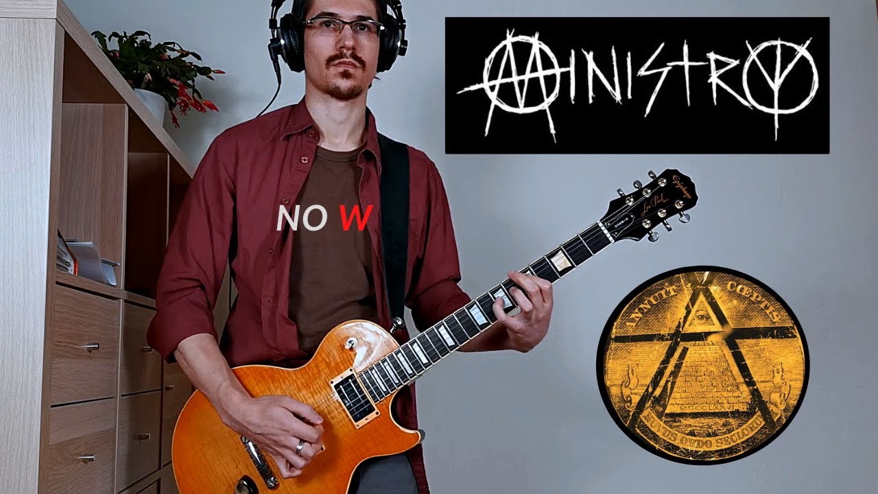 Ministry - No W Guitar Cover
