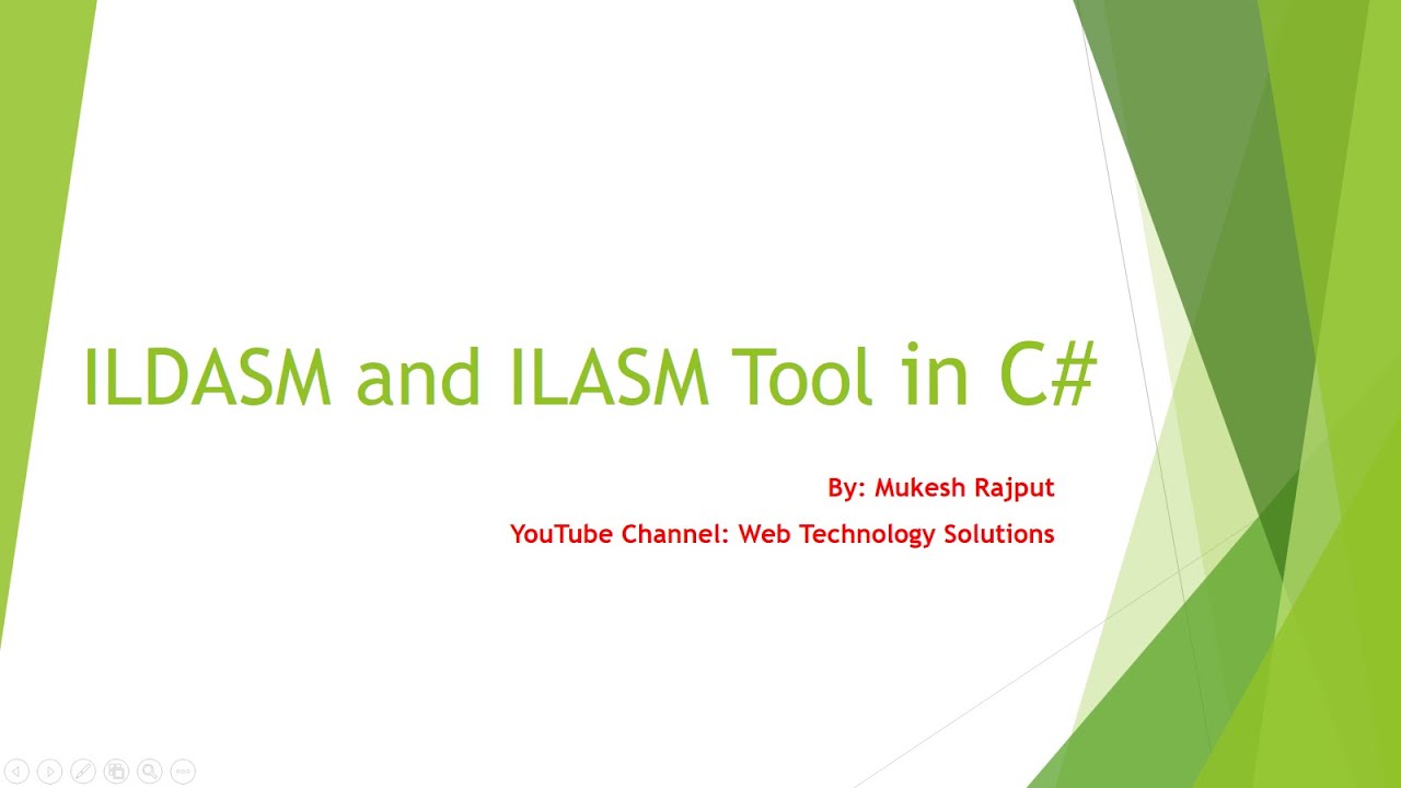 What is ILDASM and ILASM Tool in Dot Net | By: Mukesh Rajput