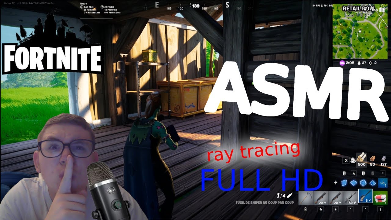 ASMR - FORTNITE mais le jeu est super beau (Ray Tracing, Full HD)