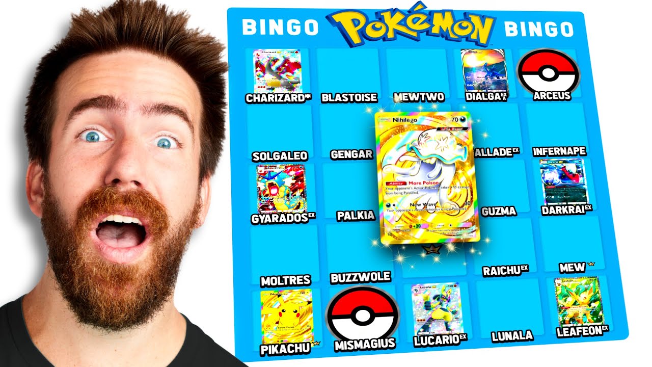 OPENING PACKS UNTIL I GET POK&Eacute;MON BINGO