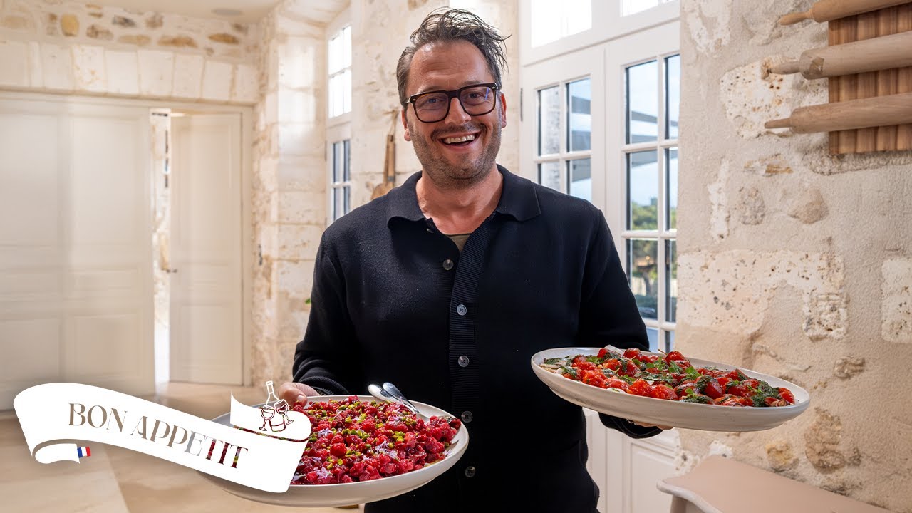 Pulpo met gekonfijte tomaatjes, ceviche van tonijn en broccolini | Bon Appétit