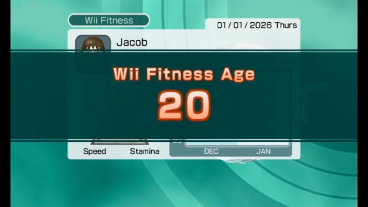 Playing Wii Sports until I get a perfect Wii Fitness Age