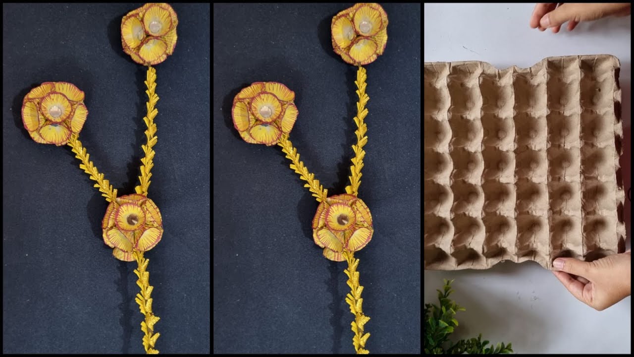 Egg tray craft ideas | best out of waste | home decor ideas