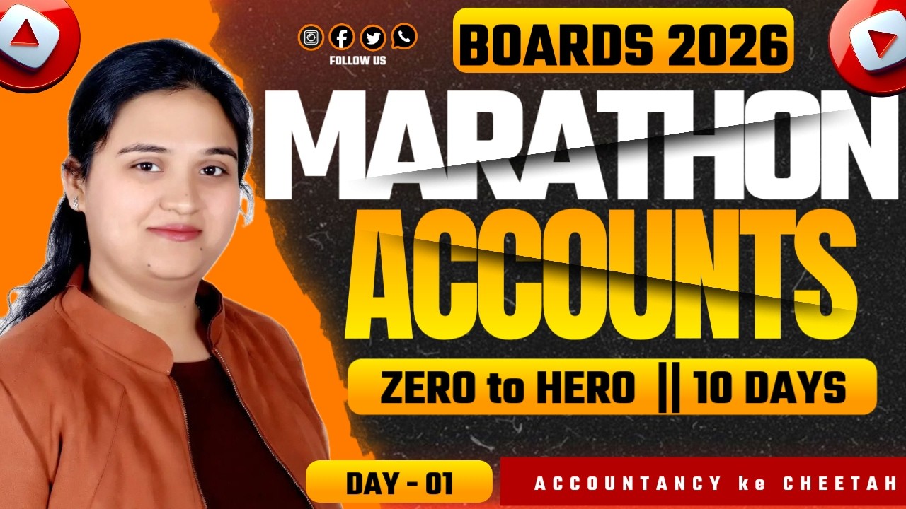 DAY - 1 || 10 DAYS ACCOUNTANCY MARATHON || ZERO to HERO || CLASS 12th || SHELLY SHARMA MAM ||