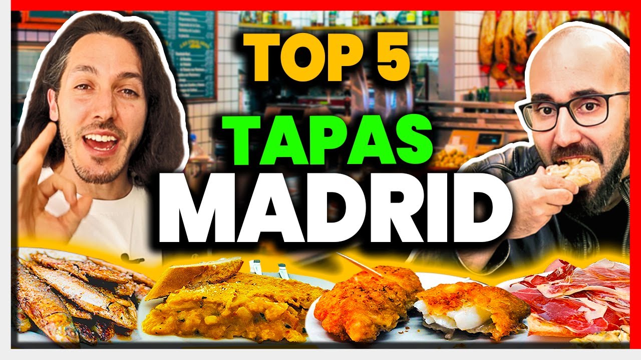 MEJORES TAPAS de MADRID 🏆 *TOP 5 BARES* AQUÍ SE COME BRUTALMENTE👌🏻🇪🇸