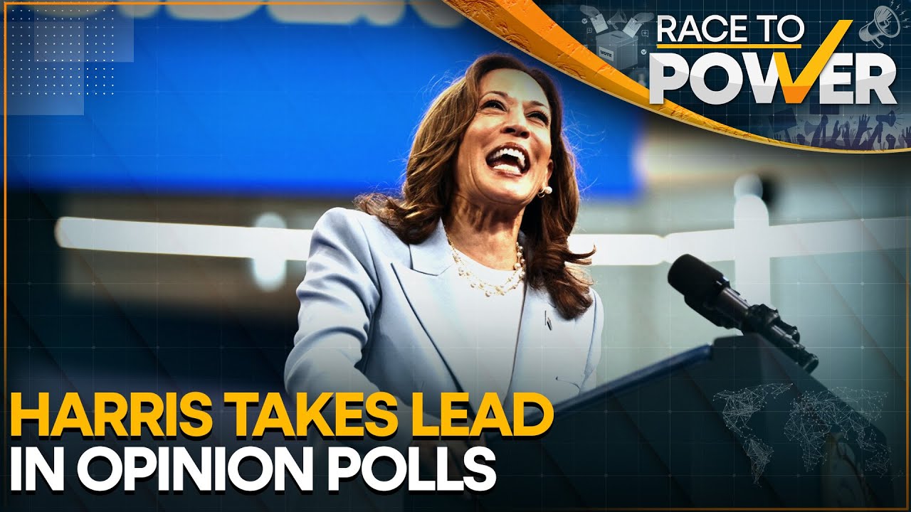 US Elections: Polls show Harris moving ahead of Donald Trump in 2024 US election | Race To Power