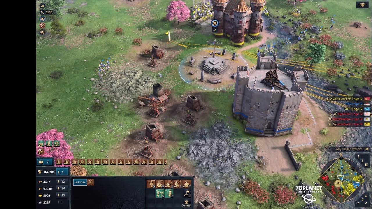 Age Of Empires IV Team Ranked Battle Match