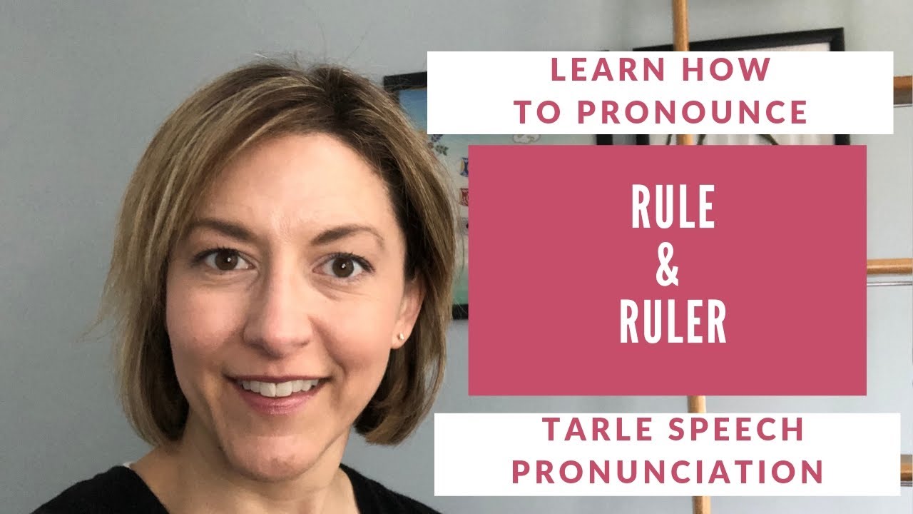 Learn to Pronounce RULE & RULER - American English Pronunciation Lesson #learnenglish