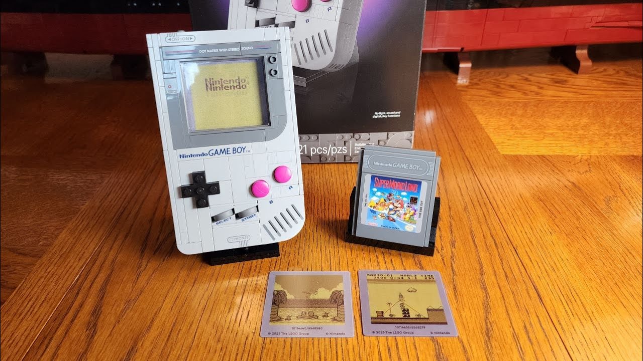 Lego Games Nintendo Game Boy Set 72046 Build and Review