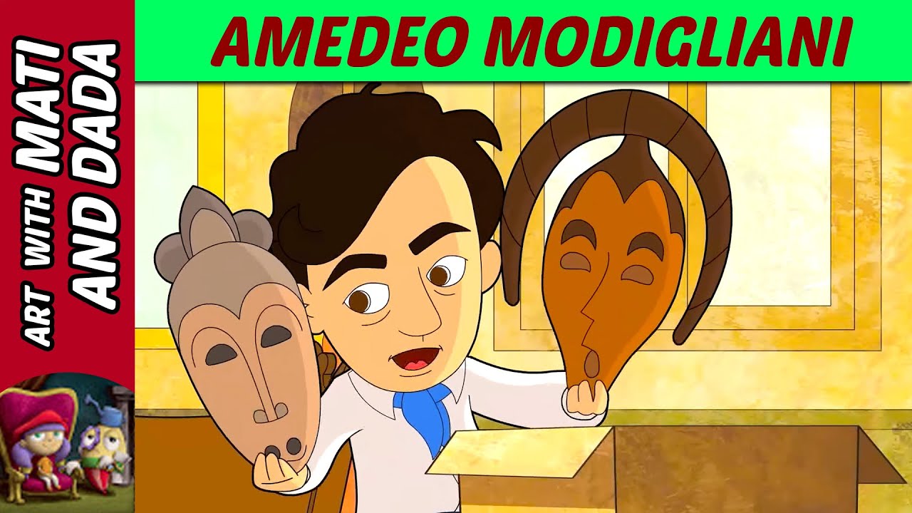 Art with Mati and Dada &ndash;  Amedeo Modigliani | Kids Animated Short Stories in English