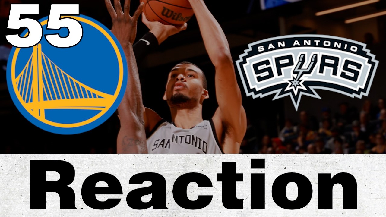 Reaction - NBA 25-26常規賽 勇士vs馬刺 (G55) - 斑馬賴麻了！