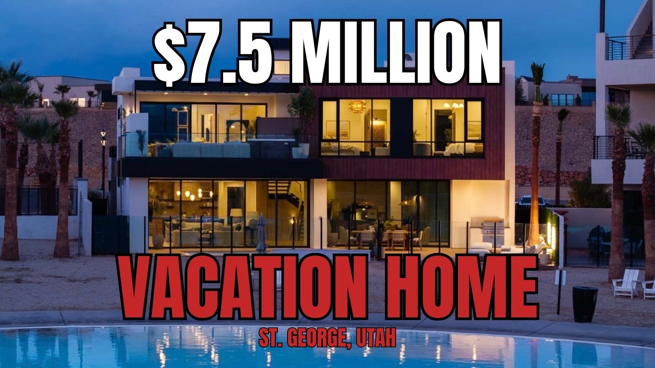 St. George Parade of Homes | Split Rock Fine Homes | $7.5M Desert Luxury Vacation Estate