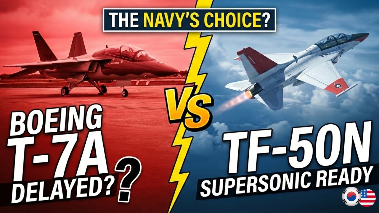 Почему ВМС США нуждаются в Южной Корее: TF-50N против Boeing T-7A