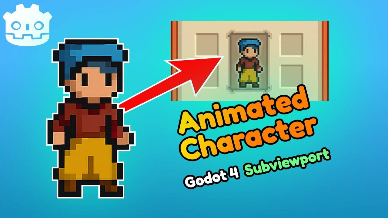 Godot 4 How to Add Animated Characters to Your Game UI in 5 Minutes!