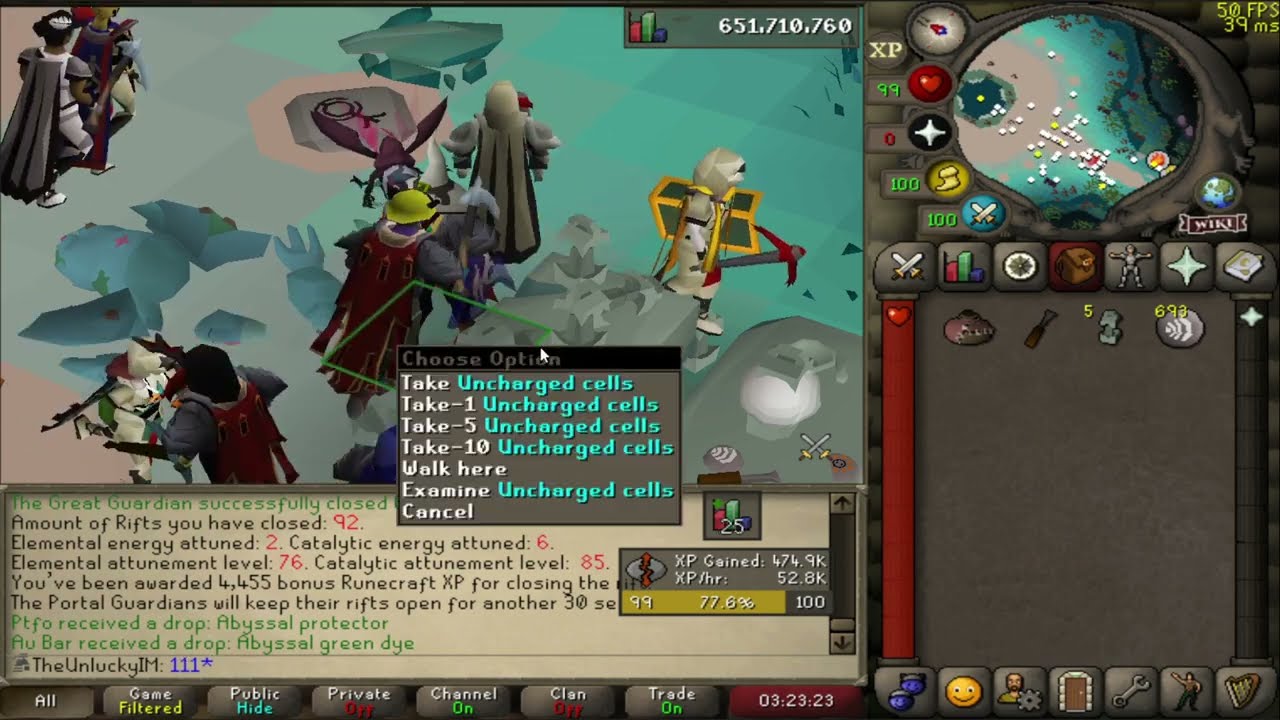 Guardians of the Rift ~ Max Points Game (8+ Total) (50k+xp/hr) ~ | TheUnluckyIM