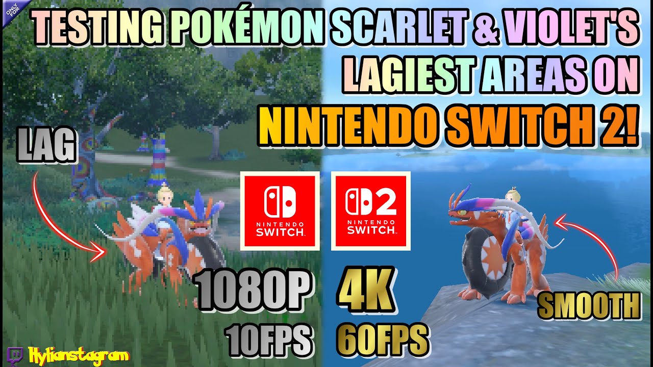 Тестируем самые большие области в Pokémon Scarlet и Violet на Nintendo Switch 2! Заметно ли обнов...