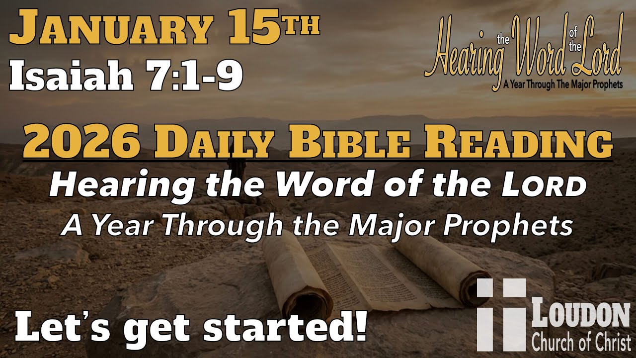 2026 Daily Bible Reading - January 15