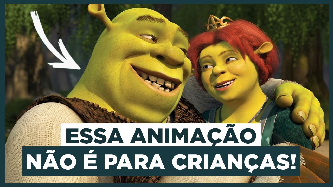 o lado OBSCURO de Shrek, Momentos +18 da Animação!