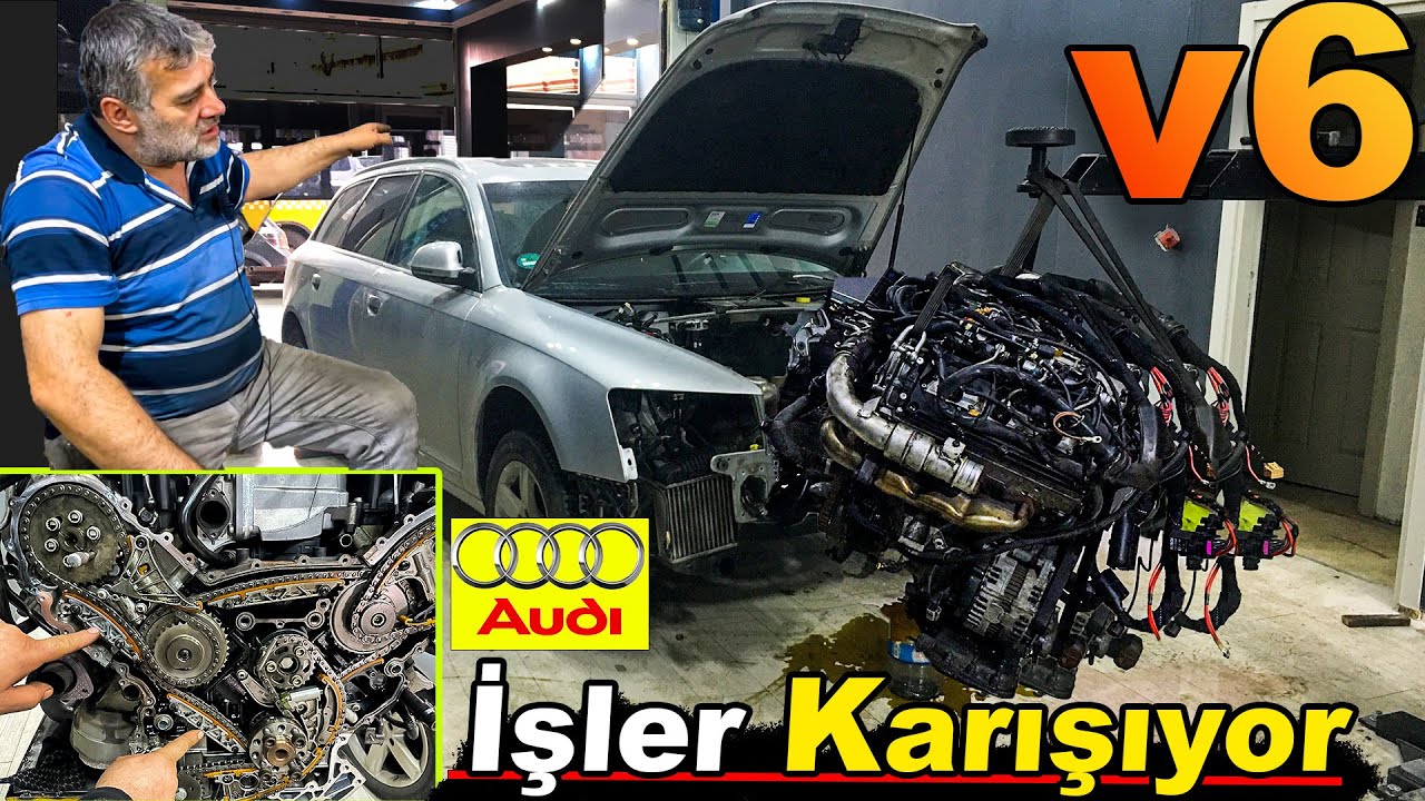 AUDİ A6 2.7 TDİ V6 Motor Bir Türlü Toplanamıyor (Karmaşık Hale Büründü)