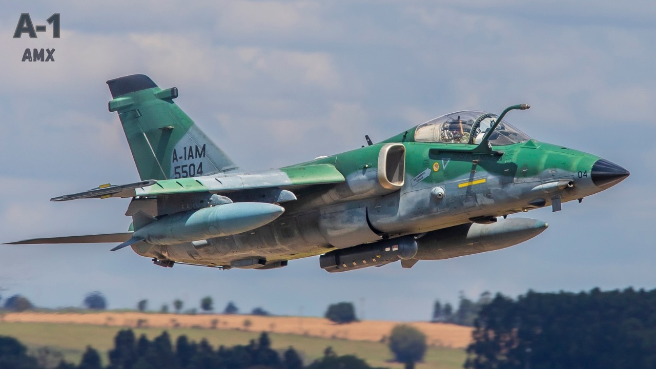 A-1 AMX: O Caça-Bombardeiro Ítalo-Brasileiro!
