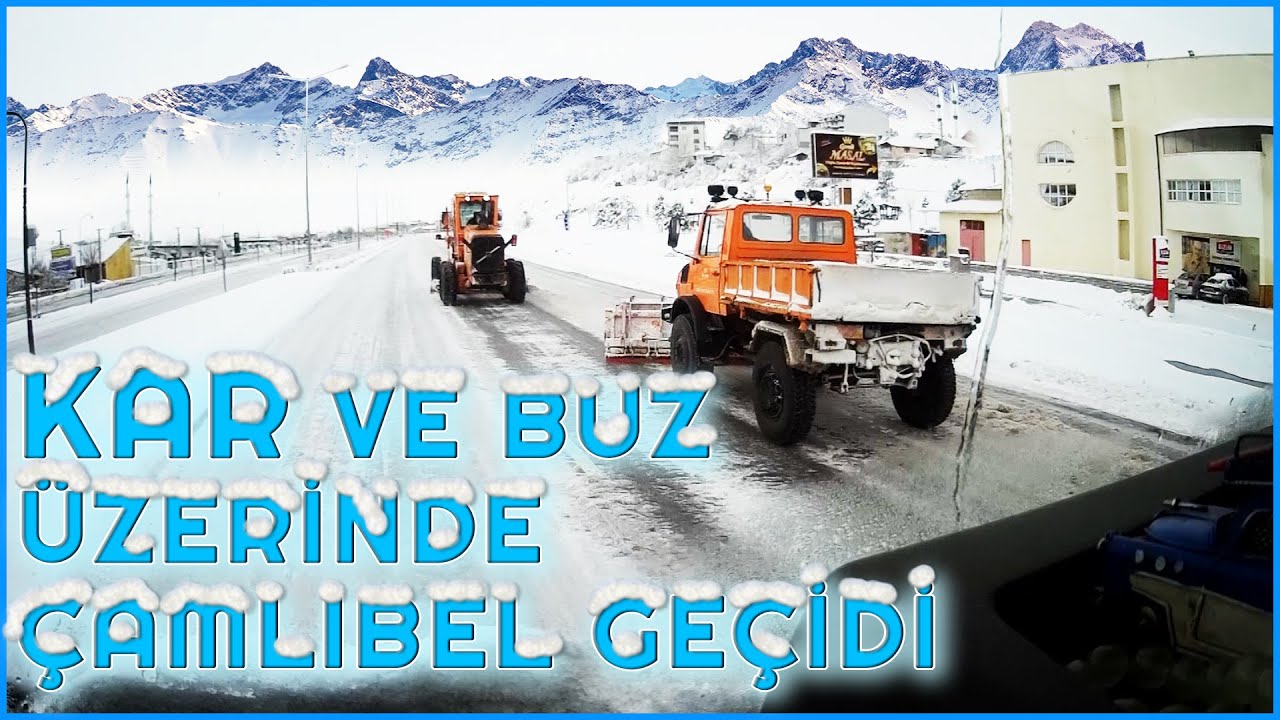 KAR VE BUZ ÜZERİNDE ÇAMLIBEL GEÇİDİ