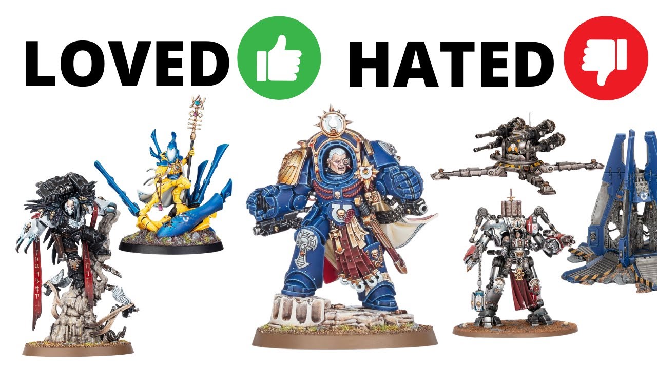 BEST and WORST Looking Miniatures of 2025 - Top Ten Warhammer 40K Model Releases!