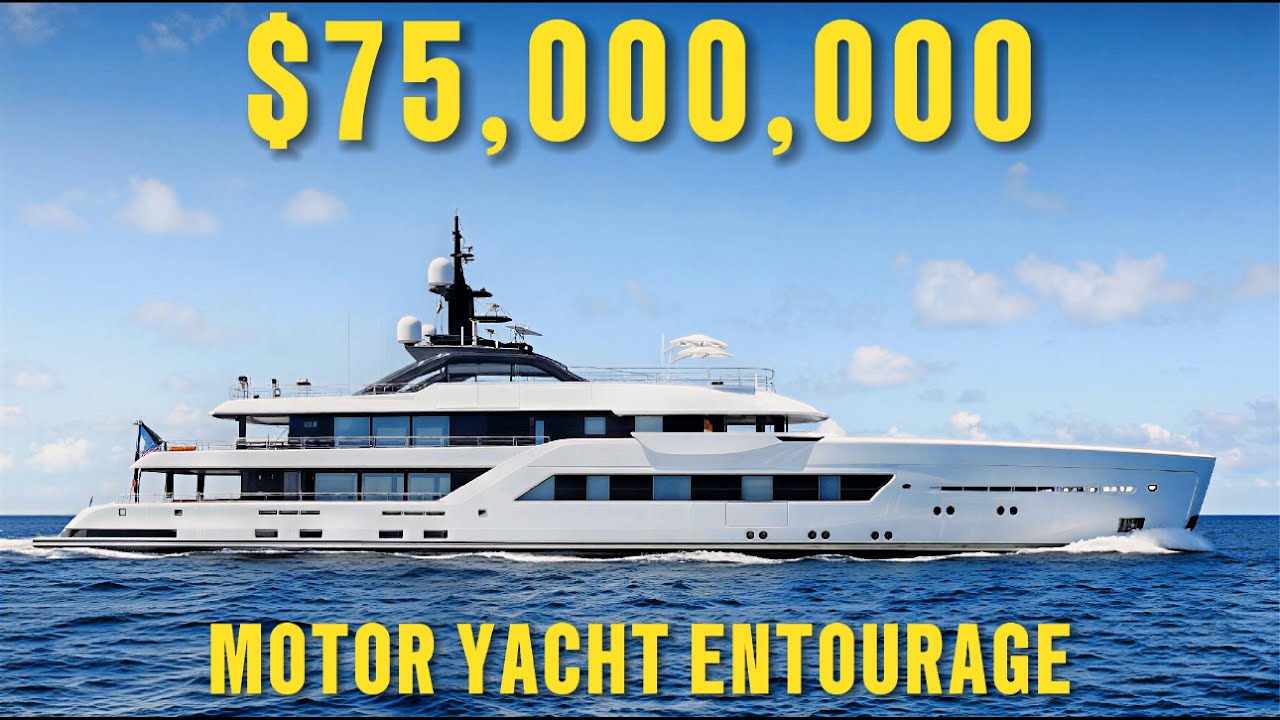 Экскурсия на моторной яхте Entourage | Совершенно новая суперяхта стоимостью 75 миллионов долларов
