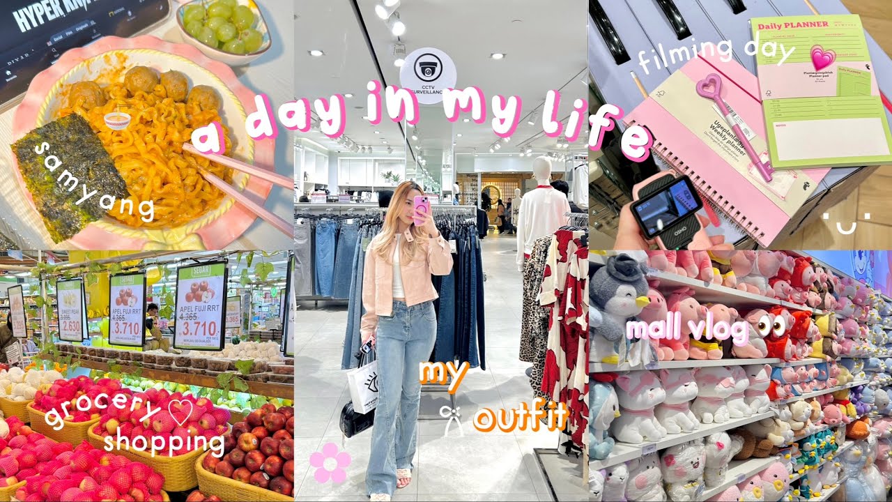 A DAY IN MY LIFE 🧸🥟 : Grocery Shopping, Unboxing Package, DIY, Go to mall, Making Dinner