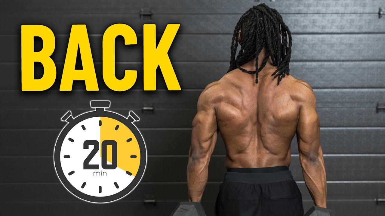 20-Min Dumbbell Workout for Building Stronger Back Muscles!