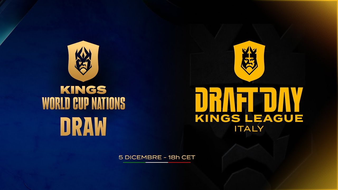 👑 DRAFT DAY KINGS LEAGUE ITALY + DRAW KINGS WORLD CUP NATIONS 👑