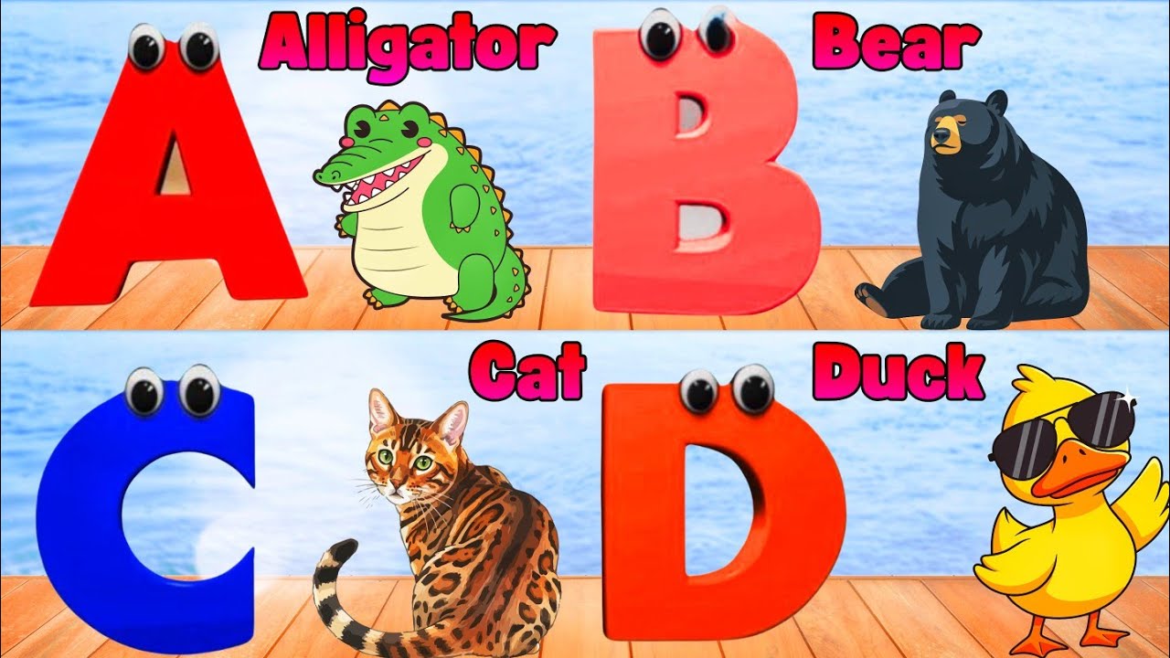 Alphabet Animals Song | Learn the ABC Alphabet Animals Song for Kids | ABC Alphabet Phonics Song 