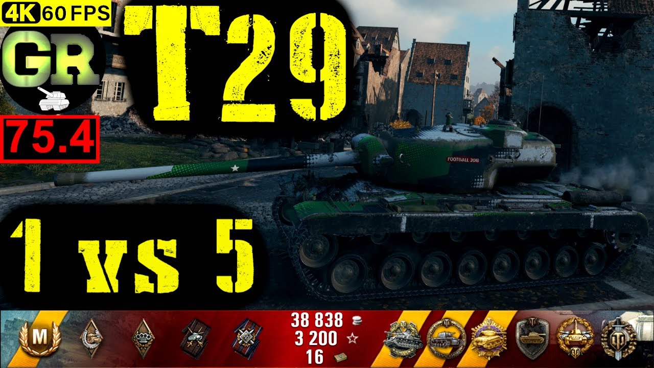 75_World of Tanks T29 WoT Replay - 11 Kills 3.7K DMG(Patch 1.4.0)