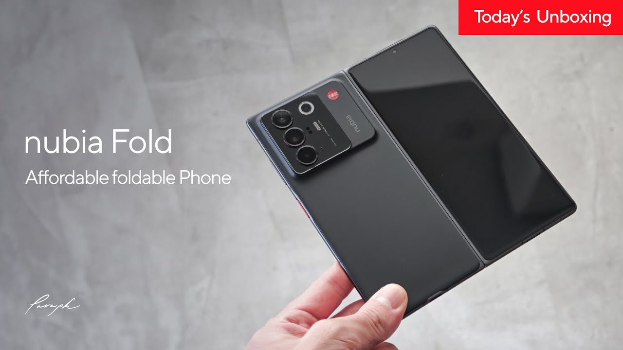破格の折りたたみスマホ『nubia Fold 』が想像以上に良かった