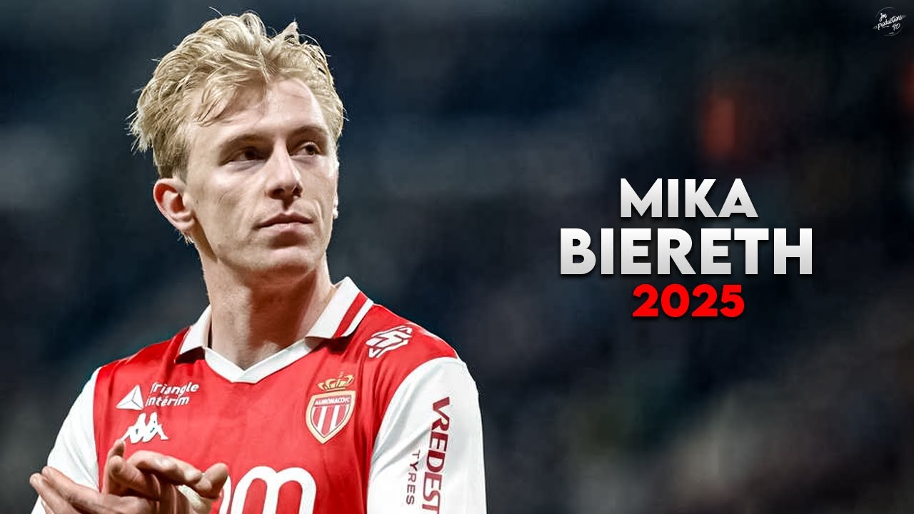 Mika Biereth 2025 - Amazing Skills, Assists & Goals - Monaco | HD