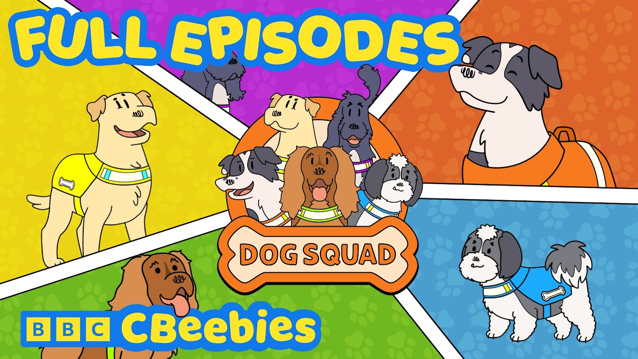 Dog Squad Full Episode Compilation +30 mins 🐾 | Muddy Puddle, Vet and Sleepover Missions | CBeebies