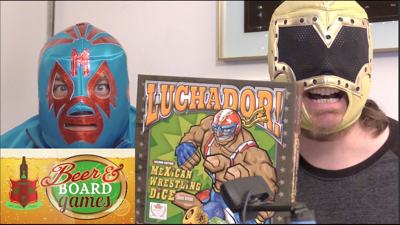 Luchador Mexican Wrestling Dice - Beer and Board Games