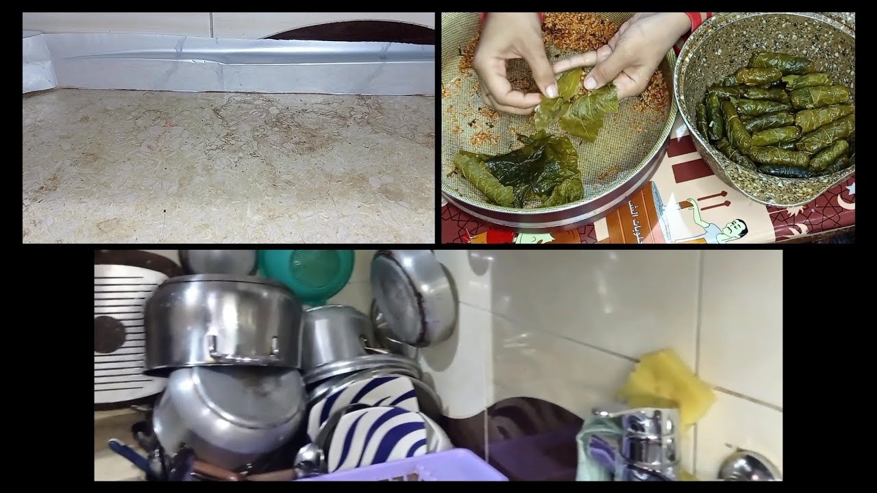 روتين في المطبخ مع عمل ورق العنب وهنعمل شويه تجديدات لرمضان