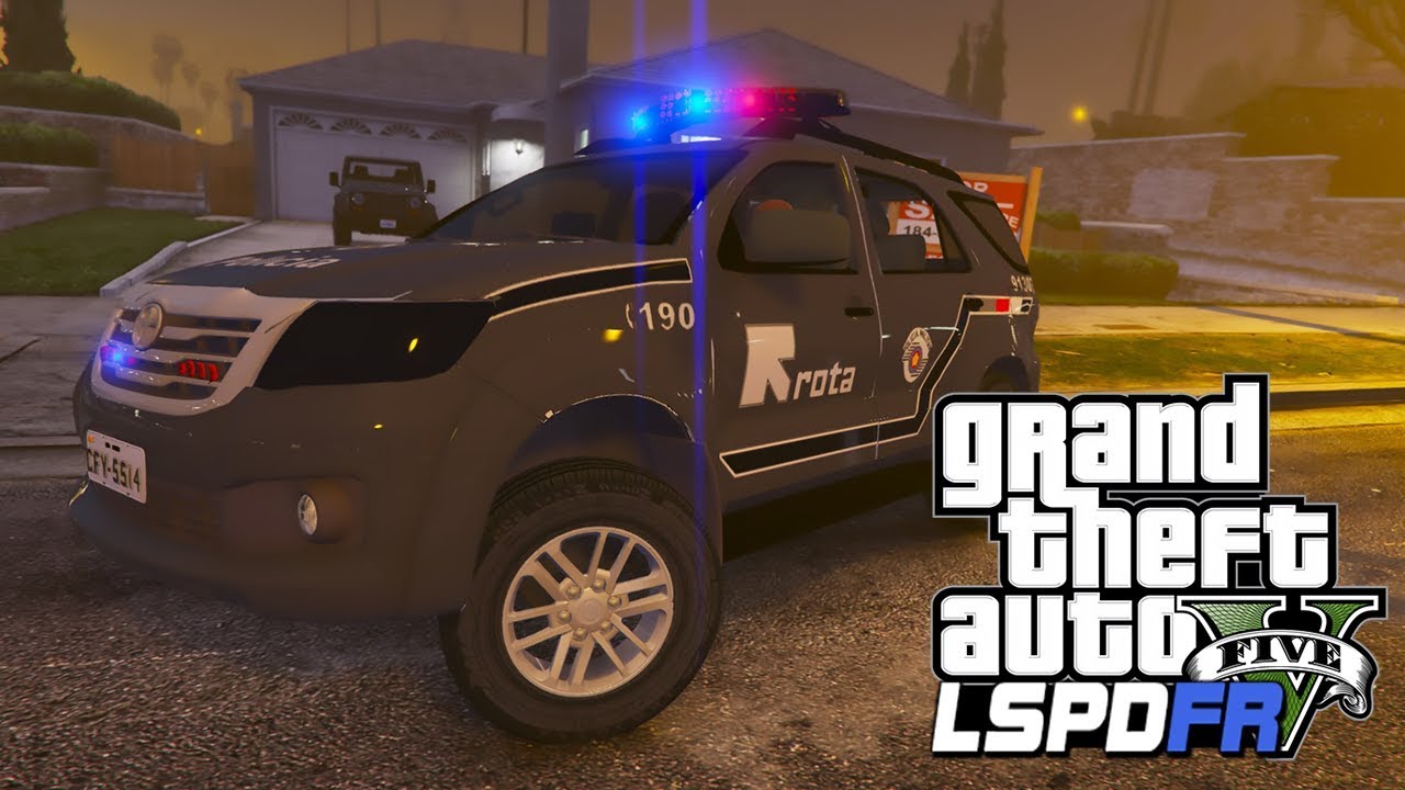 GTA V Rotina Policial - Ronda da ROTA na calada da noite PMESP Ep:260