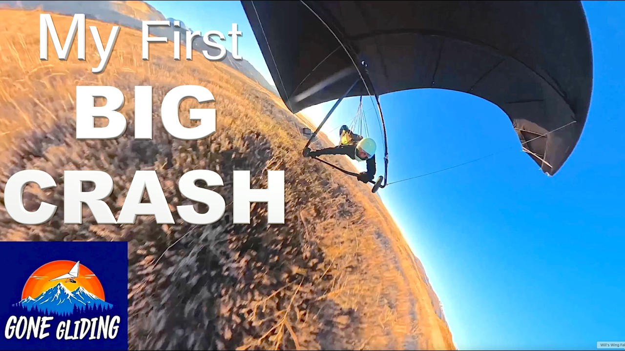 Hang Glider DOWN | My FIRST BIG CRASH | Hang Glider Crash | Utah Hang Gliding POTM SS