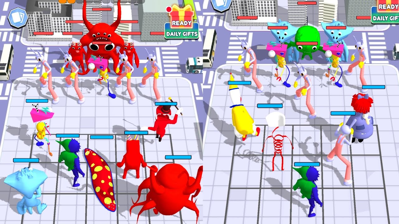 Merge Monster Master Battle - Clowns Monster Vs Merge Master, Epic Merge Fight