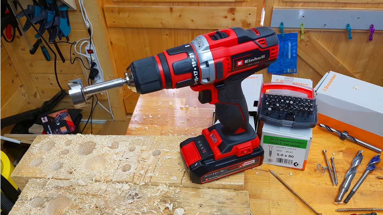 Einhell PXC TE-CD 18/40 Li-Solo, 18 V, 40 Nm, 1500 RPM Test and Review