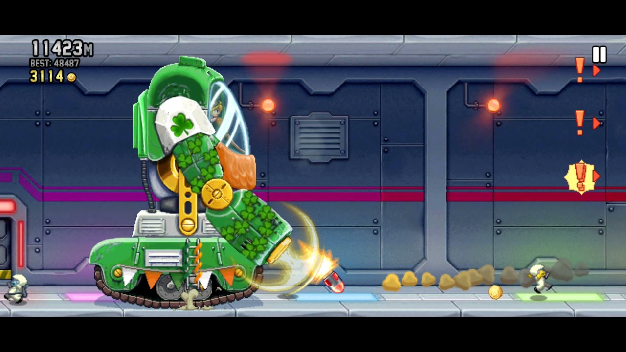 Jetpack Joyride St Patrick's Day SAM Theme