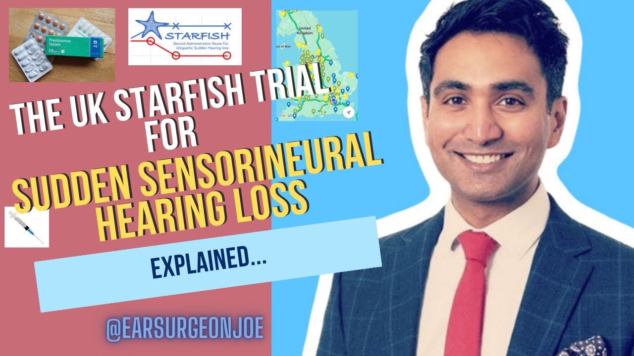 Sudden sensorineural hearing loss - details on a new National UK trial