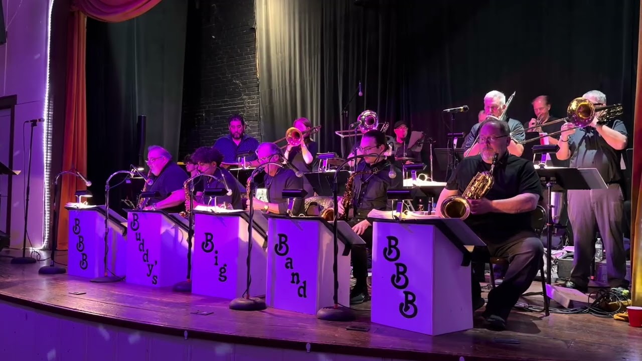 Huge thank you to the Buddy Big Band for letting David join one of the sets tonight! 🎶✨ 