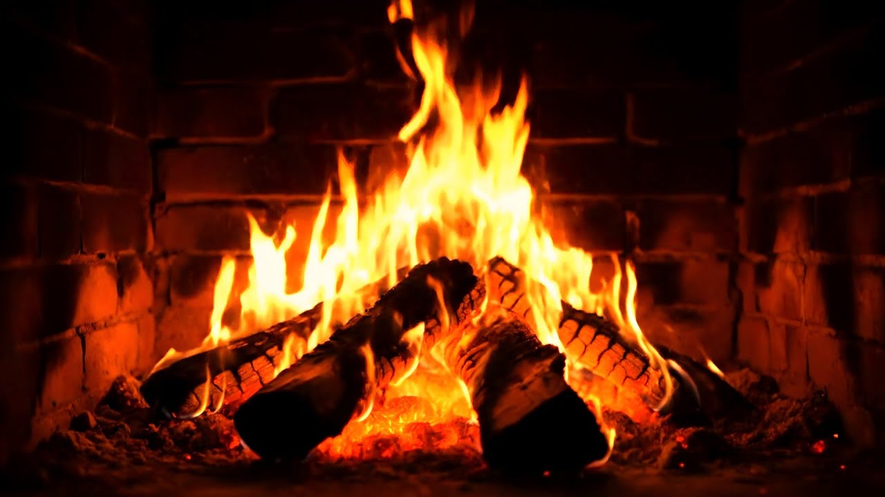 🔥 The Most Relaxing Fireplace Video Ever! Fireplace Fire Sounds for Night Relaxation
