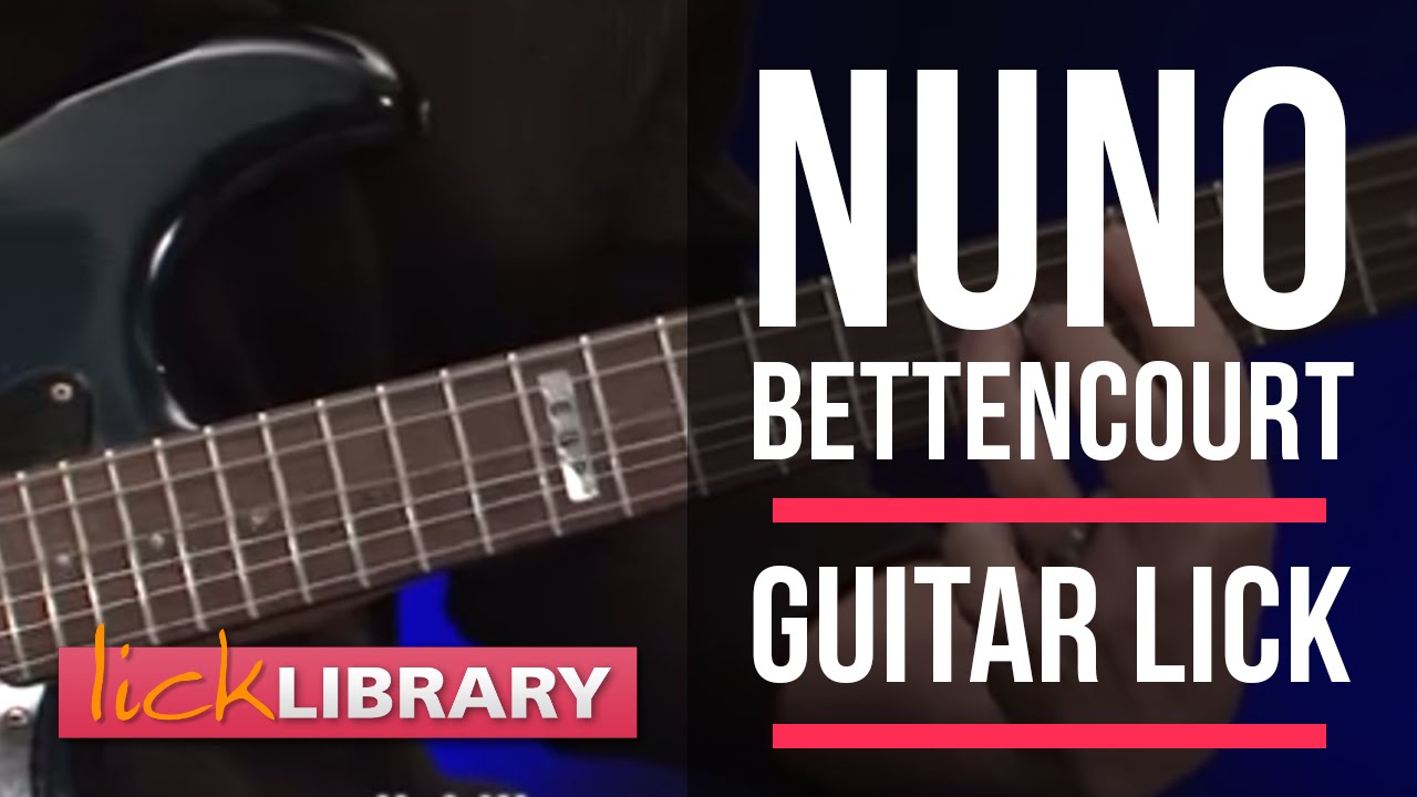 Nuno Bettencourt Style Lick Guitar Lesson With Andy James Licklibrary
